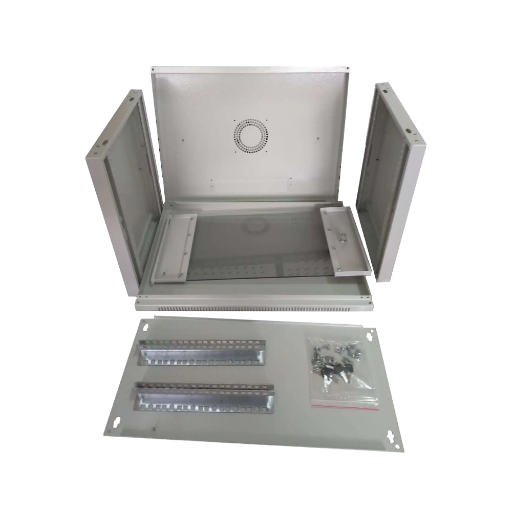 Шафа настінна розбірна 9U 600x600х507 мм Hypernet WMNC66-9U-FLAT